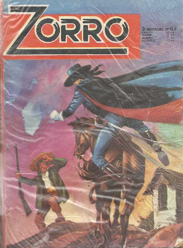 Scan de la Couverture Zorro SFPI Poche n 64